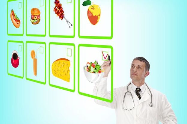 El médico señala productos permitidos