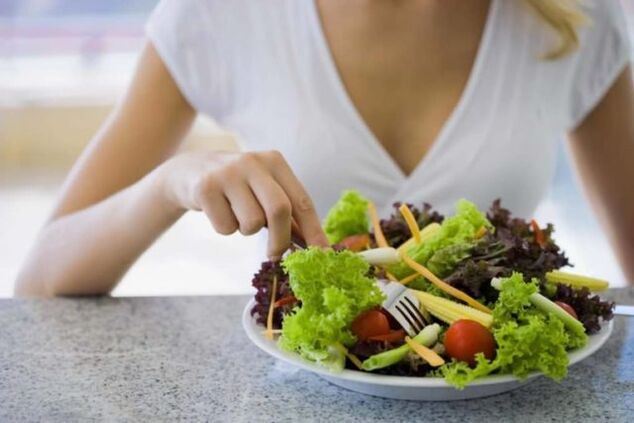 comidas separadas en una dieta favorita