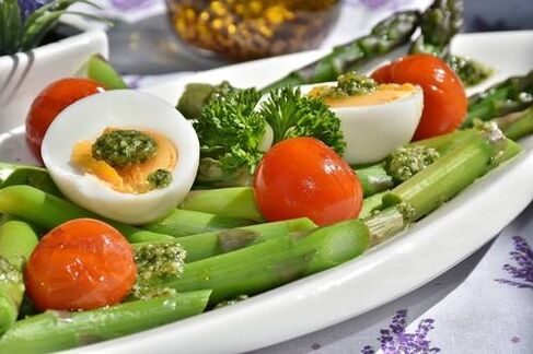 ensalada de huevo cetogénica